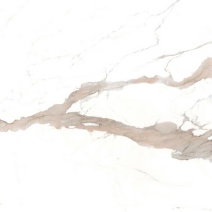 Керамогранит для пола и стены Zerde Calacatta Calacata brown 80x80 n166759