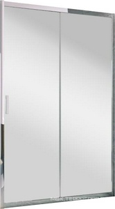 Дверь раздвижная двухсекционная ZP TUR NOVO, h200 см, профиль хром глянец, стекло прозрачное,  ZZ Vegas Glass ZP NOVO ZP TUR NOVO 180 08 01