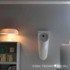 Писсуар подвсной 210х300хh535мм, подвод воды из стены, крепеж в компл.,  ZZ Kerasan Aquatech 373501