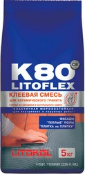 Клеевая смесь LitoFlex K80 EVO 5 кг.