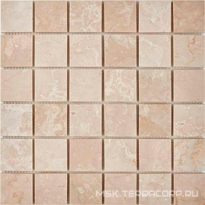 Мозаика Мастера Керамики Glass 233 Cream marfil (чип 48x48) 30.5х30.5