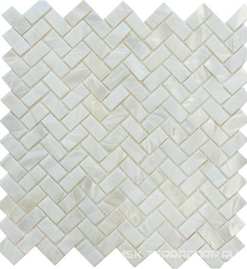 Мозаика 750 из натурального перламутра (чип 15x30) 27х29,5 Мастера Керамики Glass 750