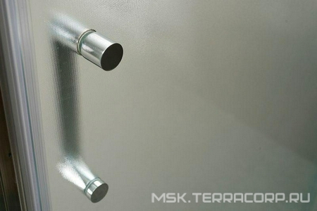 Дверь для душа, в нишу 1550хh1950мм, раздвижная, 1 дверь, 1 неподв.секция, правая/левая, (стекло рифленое Punto 5/4мм, фурн.цв.хром), Uno ZZ BelBagno Uno-195 UNO-195-BF-1-155-P-Cr