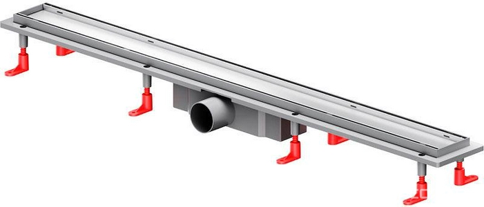 Душевой трап (лоток) 90 AM.PM PrimeFlow W02SC-U11-090-04SB комбинированный затвор со стальной матовой решеткой под плитку ZZ AMPM Универсал W02SC-U11-090-04SB