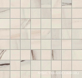 Marvel Bianco Fantastico Mosaico Matt  ZZ 30x30