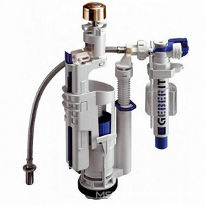 Механизм смыва 3/6 л. для бачка унитаза "Моноблок", нижняя подводка воды,(цв. бронза), Kerasan Kerasan Универсал 7509K3