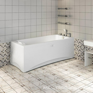 Ванна акриловая "", 1750х750 мм, БЕЗ каркаса, слива-перелива и панели, белая ZZ Vannesa Агата 2-01-0-0-1-227Ч