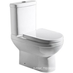 Унитаз-компакт Bravat New Moon с микролифтом| 63x38x78