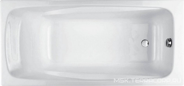 Ванна чугунная  180x85 без ножек, БЕЗ отверстий для ручек (ручки не предусмотрены) ZZ Jacob Delafon Repos E2904-00