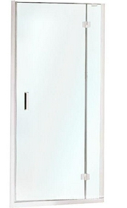 Дверь в нишу 114-118xh190см, (вход 65см) петли двери и непод.сегм справа (профиль цв. хром, стекло прозрачное StarClean),  ZZ Samo Polaris Design B9443 ULU TR DX