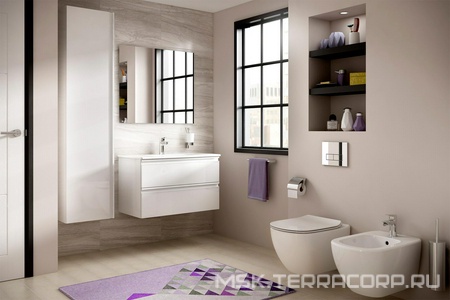 Биде подвесное 360х530мм, крепёж в компл.,  Ideal Standard Tesi T457001  / (старый арт.T355201)