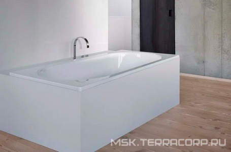 Ванна 180х80хh42(56)см, с шумоизоляцией, (БЕЗ ножек арт.B23-1500 и удлинённого слива-перелива), (цв.белый с антислип, с Glaze Plus), Bette  ZZ Bette Starlet 1630-000 PLUS, AR