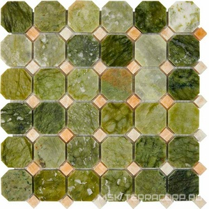 Мозаика Мастера Керамики Glass 211 Dondong Honey onyx (чип 48x48) 30.5х30.5