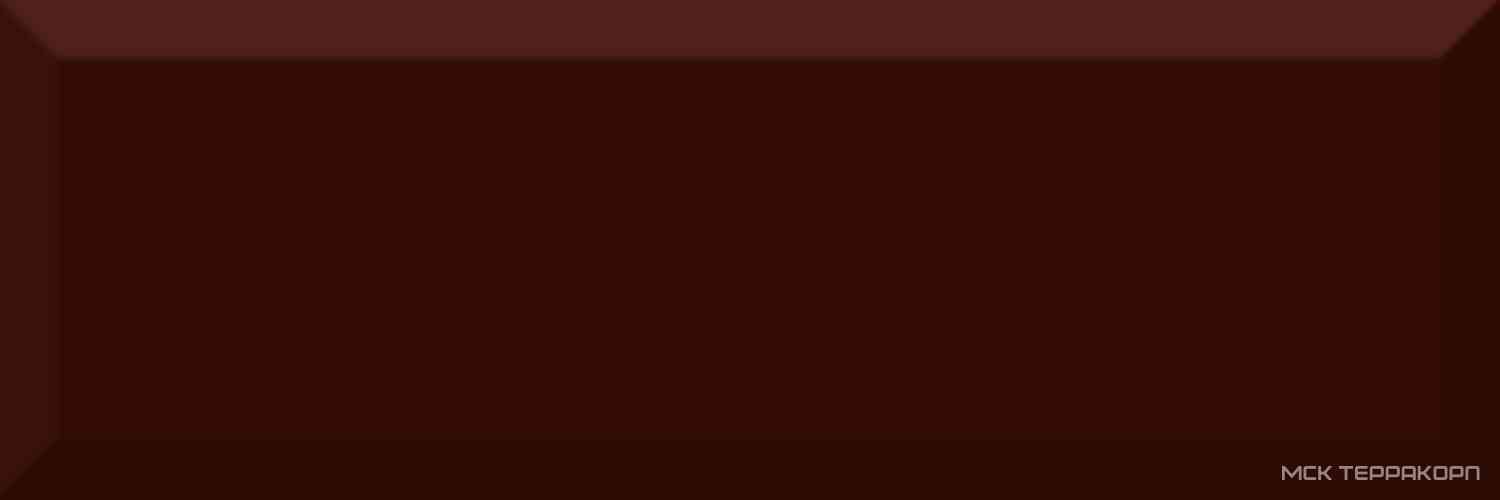 Monocolor Marron Biselado Brillo ZZ 10x30