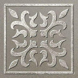 Вставка Палермо серебро XX 6x6