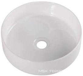 Раковина накладная на столешницу, круглая 360х360хh120мм, без отв.д/смесит., без перелива, BelBagno ZZ