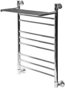 Полотенцесушитель " (г2) ВП" 600x600 мм, с полкой, подключение 1"*3/4, установочный набор в комплекте ZZ Ника ЛП ЛП (г2) ВП 60/60