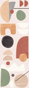 Керамическая плитка для стены Gracia ceramica Wabi-Sabi  multi wall 01 30х90 010100001304