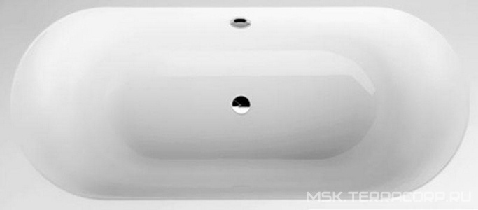 Ванна 180х80хh47,8см, прямоугольная, без удлинённого сифона, ножки h145-180мм в компл., (Quaril цв. 01 white alpin),  ZZ Villeroy & Boch Cetus UBQ 180 CEU 2V-01