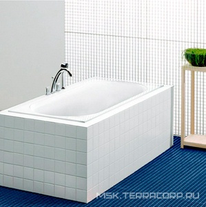 Ванна 180х80хh47,8см, прямоугольная, без удлинённого сифона, ножки h145-180мм в компл., (Quaril цв. 01 white alpin),  ZZ Villeroy & Boch Cetus UBQ 180 CEU 2V-01