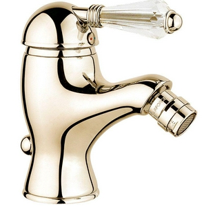 Смеситель для биде, с д/к, (цв.золото 24k, ручка ), Nicolazzi ZZ Nicolazzi Cristallo 3403 GO 33