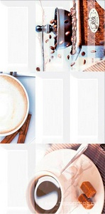 Декор Azori Вог Декор ВОГ Эспрессо 20.1х40.5 583012001