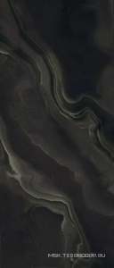 Керамогранит для пола и стены Florim Magnum Eccentric Luxe Smoky Black Glossy 120x280 778820