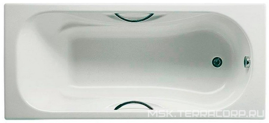 Чугунная ванна Roca Malibu 2309G000R 170х75 см| 170x75x40