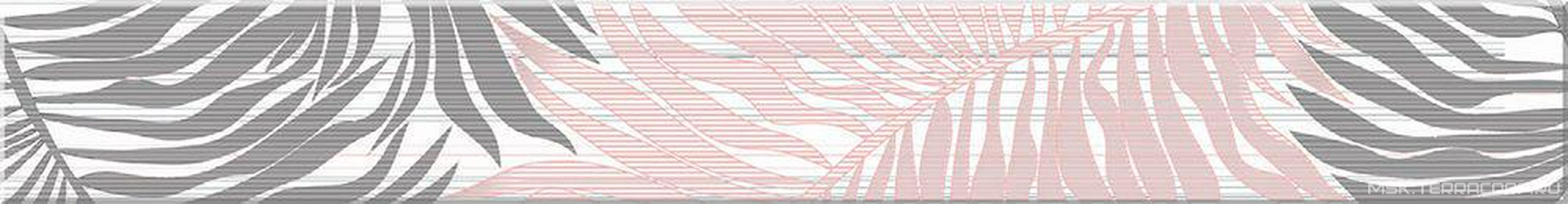 Бордюр Асти Бьянка Папоротник ХХ |5х40.5