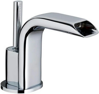 Смеситель для раковины, пробка "Click-clack" для отверстия слива в компл., (цв. хром),  ZZ 3M Pao Spa 2010 CC