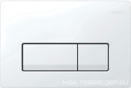 Клавиша смыва монтажного элемента для инсталляции 111.153.00.1, (пластик белая),  51 ZZ Geberit Delta 115.105.11.1