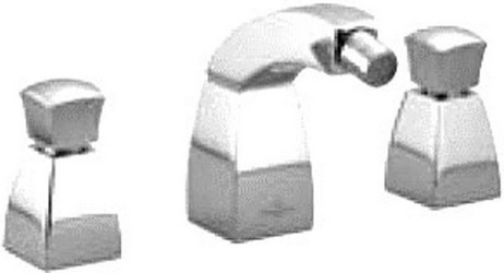 Излив смесителя для биде, Square на 3 отв. XX