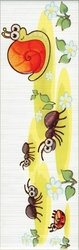 Бордюр Fiori 1 "Насекомые" (улитка) XX8x25