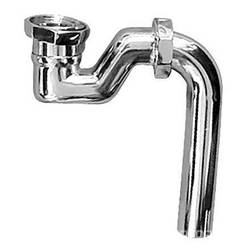 Сифон (гидрозатвор) для слива-перелива д/ванны, с отводом, (металл цв.хром), BelBagno ZZ