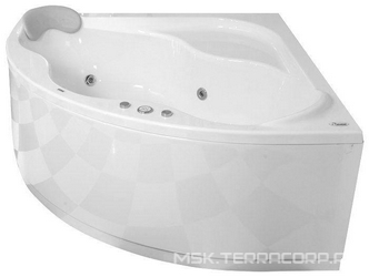 Ванна Gentiana 150х150 белая, г/м Sport Plus Hydro Air (Антик) (с креплением панели B26500000N) ZZ