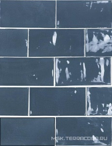 Керамическая плитка для стены APE Ceramica Switch Power Dark Blue Gloss 6,2x12,5 n126499