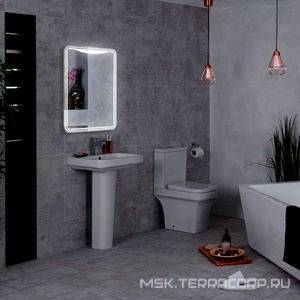 Зеркало 550хh800, подогрев, LED подстветка, cенсорный выключатель XX Silver Mirrors Мали LED-00002675