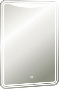 Зеркало 550хh800, подогрев, LED подстветка, cенсорный выключатель XX Silver Mirrors Мали LED-00002675