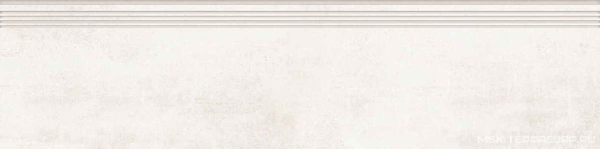 Ступени Техно Grasaro Beton Ступень  1104 белый матовый 29.4x120 G-1104/MR/st01/294x1200x10