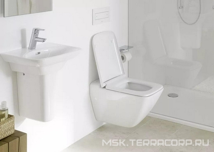 Унитаз подвесной 560х360мм, безободковый, (без сиденья), крепл. в компл.,  New ZZ Laufen Palace 8.2070.6.000.000.1