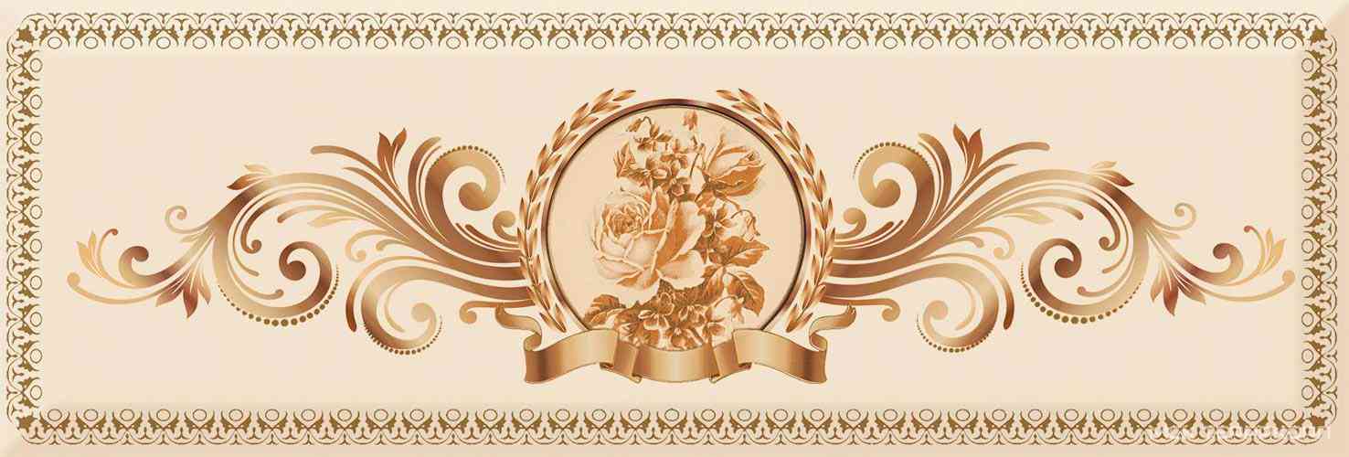 Decor Medallion Flower 02 XX |10x30