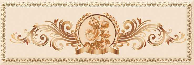 Decor Medallion Flower 02 XX |10x30