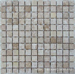 Мозаика из камня на сетке Т20-174-23L ZZ |30.5x30.5