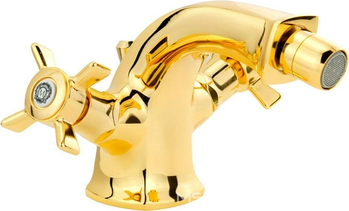 Смеситель для биде, с д/к, (цв.золото),  ZZ Migliore Korona 28505