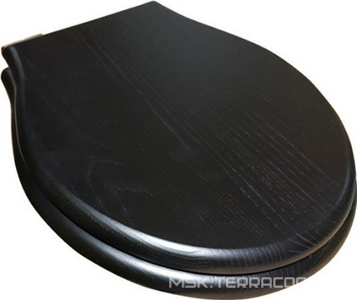 Сиденье для унитазов деревянное (для PAS03, PA025, PA001,PA002,PA003, PA004), цвет черный дуб/хром с микролифтом,  ZZ Globo Paestum PS20RN