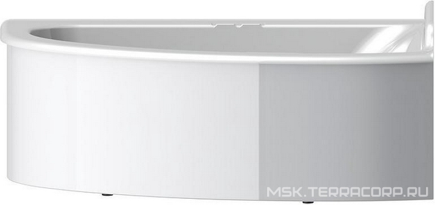 Ванна 1820x1250xh800мм, Правая, без ножек, слива-перелива, литой мрамор цв.белый глянец., Анастасия ZZ Астра-Форм анастасия Ванна АНАСТАСИЯ, литой мрамор, (правая) 1820х1250