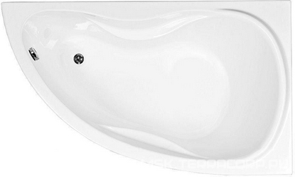 Акриловая ванна Aquanet  150x90 R с каркасом 148x89x46 Aquanet Maldiva s360831