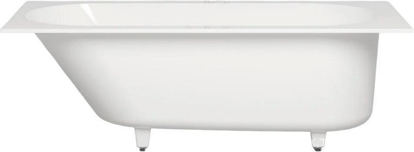 Ванна 1700х750хh600мм, встраив., литой камень S-Sense глянец цв.белый, на регулируемых опорах, БЕЗ слива-перелива,  ZZ Salini Ornella 102311G