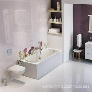 Ванна акриловая 170х70 см (без каркаса, панели и сифона) ZZ AMPM Like W80A-170-070W-A