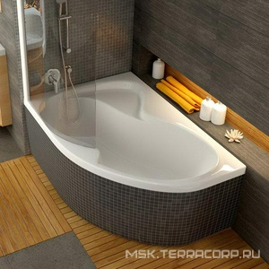 Ванна  170x105 L белая. ZZ Ravak ROSA II C221000000